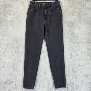 BDG Mom High-Rise Jeans Womens 26 Gray Charcoal Wash High Rise Denim 100% Cotton